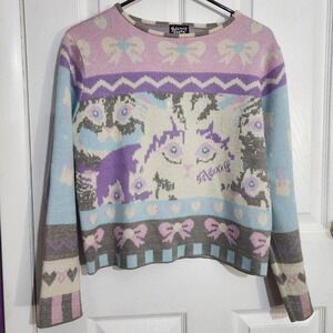 Pastel Cat Kawaii Knit Sweater